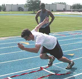 Speed training for track athletes