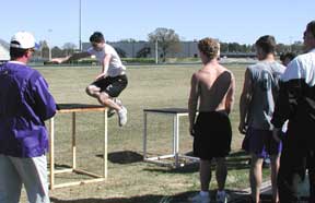 plyometric box jumps